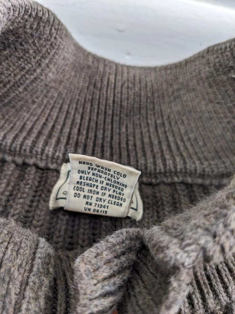 L.L. Bean henley fisherman fading